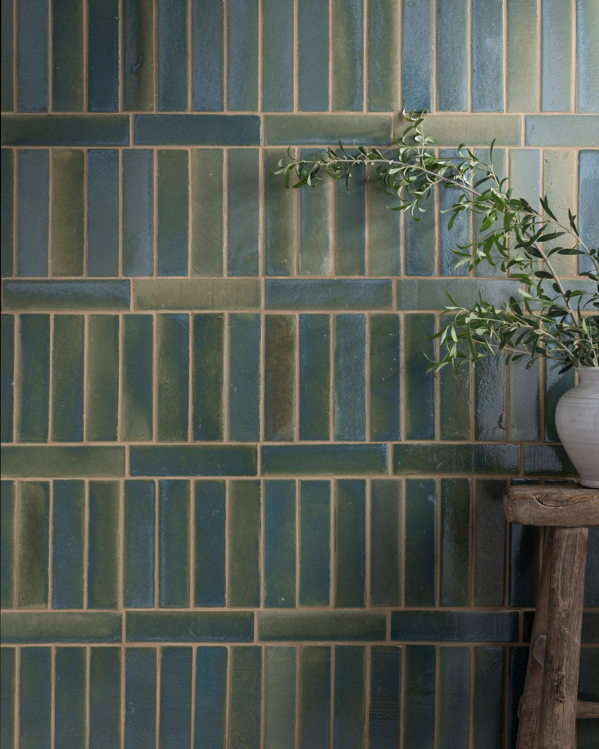 Ca’ Pietra Stone Glaze Ceramic Winter Pond Gloss Brick — official gallery image 1