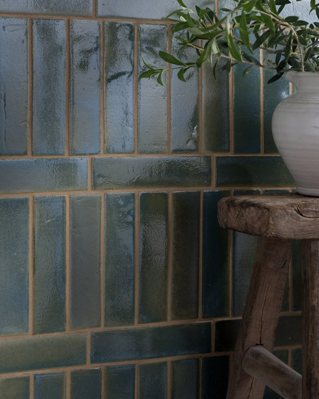 Ca’ Pietra Stone Glaze Ceramic Winter Pond Gloss Brick — official gallery image 3