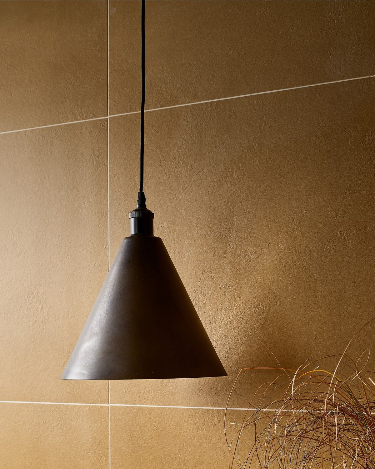 Ca’ Pietra Stucco Porcelain Textured Mustard — official gallery image 1