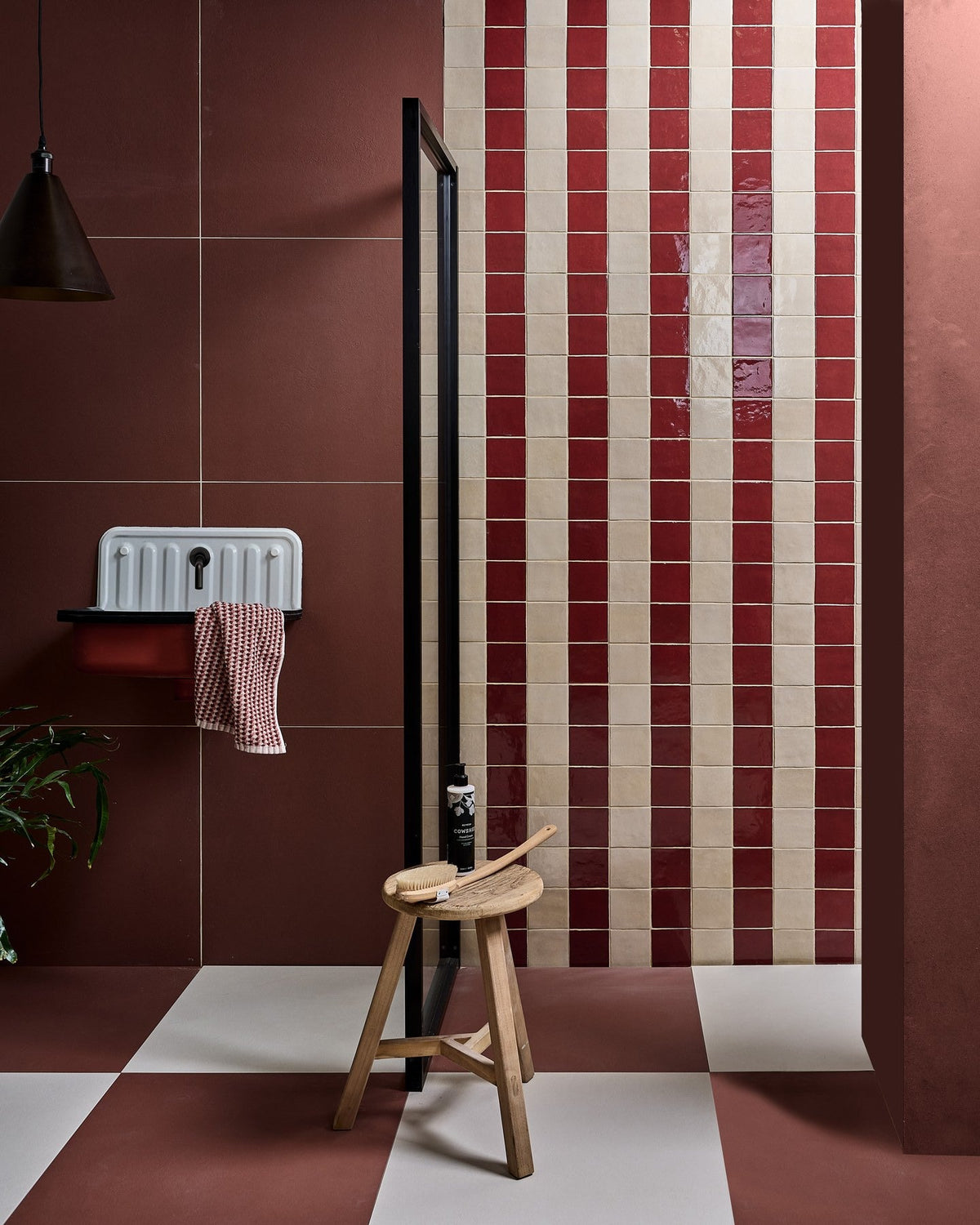 Ca’ Pietra Stucco Porcelain Textured Red — official gallery image 1