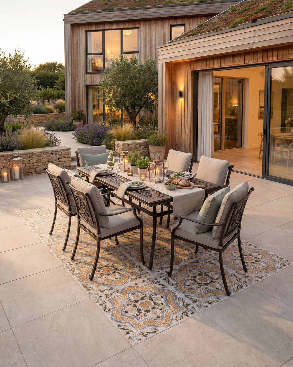 Ca’ Pietra Tapestry Porcelain Paving Textured Arabic — official gallery image 3