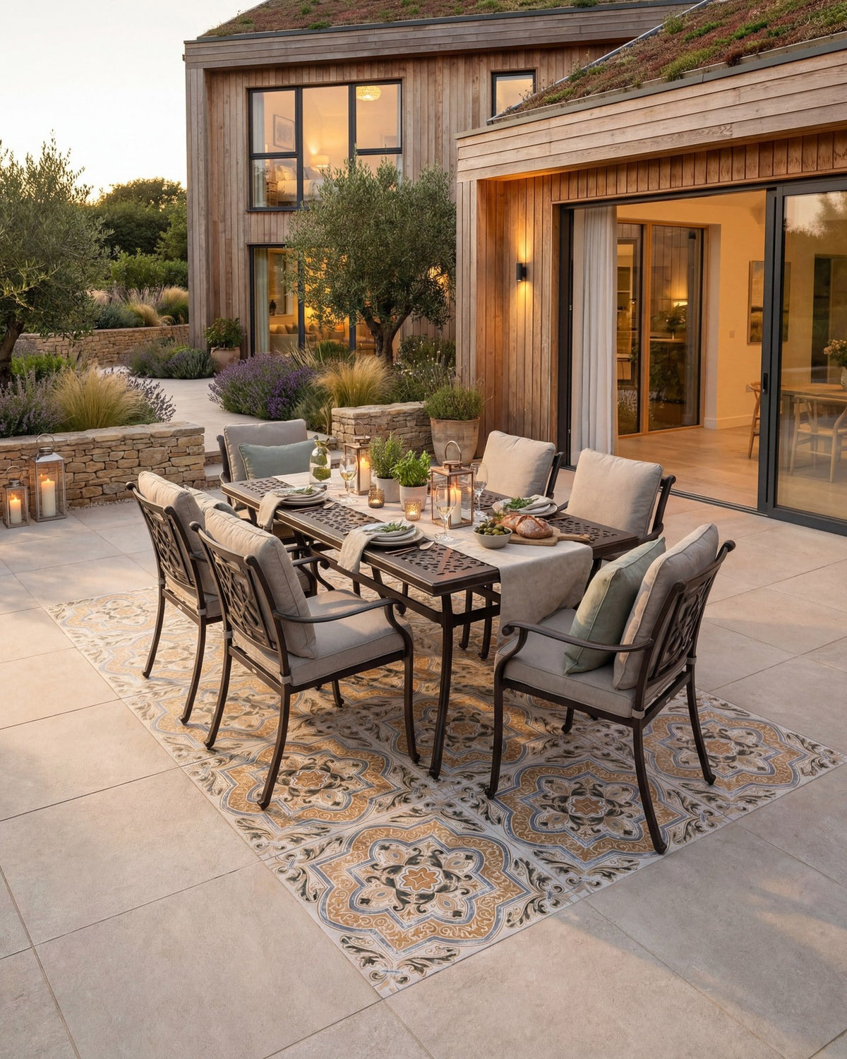 Ca’ Pietra Tapestry Porcelain Paving Textured Arabic — official gallery image 3