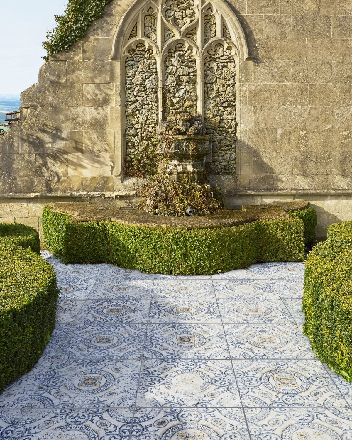 Ca’ Pietra Tapestry Porcelain Paving Textured Geometric — official gallery image 2