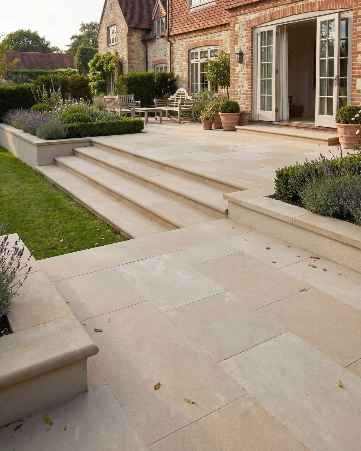 Ca’ Pietra Trafalgar Sandstone Etched — official gallery image 4