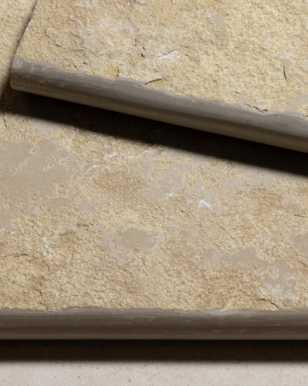Ca’ Pietra Trusloe Limestone Seasoned Bullnose Coping — official gallery image 1