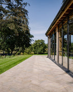 Ca’ Pietra Trusloe Limestone Seasoned Finish Parquet — official gallery image 4
