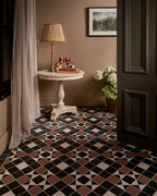 Ca’ Pietra Victorian Style™ Porcelain Finchley Pattern Terracotta — official gallery image 3