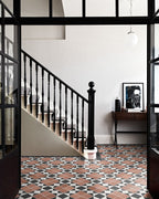 Ca’ Pietra Victorian Style™ Porcelain Finchley Pattern Terracotta — official gallery image 5