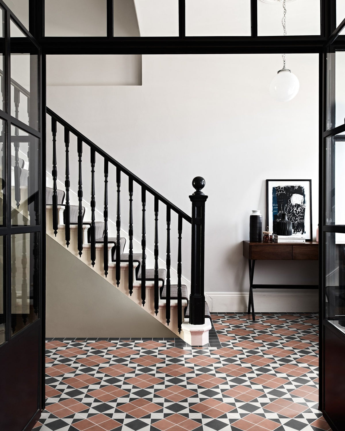 Ca’ Pietra Victorian Style™ Porcelain Finchley Pattern Terracotta — official gallery image 5