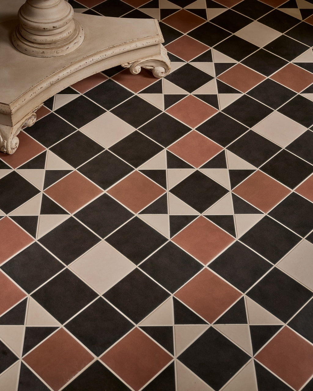 Ca’ Pietra Victorian Style™ Porcelain Finchley Pattern Terracotta — official gallery image 8