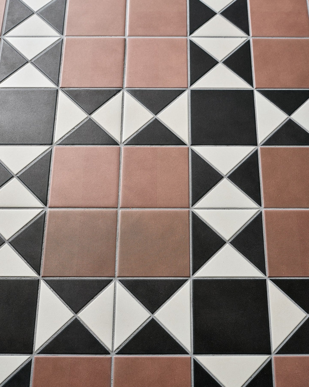 Ca’ Pietra Victorian Style™ Porcelain Finchley Pattern Terracotta — official gallery image 9