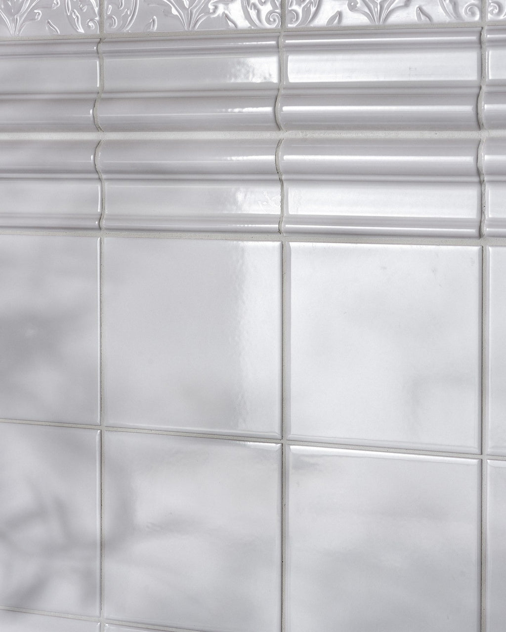 Ca’ Pietra Victorian Style™ Wall Ceramic Cotton White Square — official gallery image 9