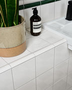 Ca’ Pietra Victorian Style™ Wall Ceramic Cotton White Square — official gallery image 12
