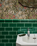 Ca’ Pietra Victorian Style™ Wall Ceramic Emerald Green Metro — official gallery image 1