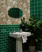 Ca’ Pietra Victorian Style™ Wall Ceramic Emerald Green Skirting — official gallery image 3