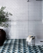 Ca’ Pietra Victorian Style™ Wall Ceramic Hampton Court Vines Cotton White Gloss — official gallery image 5