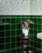 Ca’ Pietra Victorian Style™ Wall Ceramic Olive Green Skirting Crackle Glaze — official gallery image 1