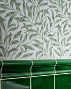 Ca’ Pietra Victorian Style™ Wall Ceramic Olive Green Square Crackle Glaze — official gallery image 4