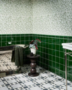 Ca’ Pietra Victorian Style™ Wall Ceramic Olive Green Square Crackle Glaze — official gallery image 5