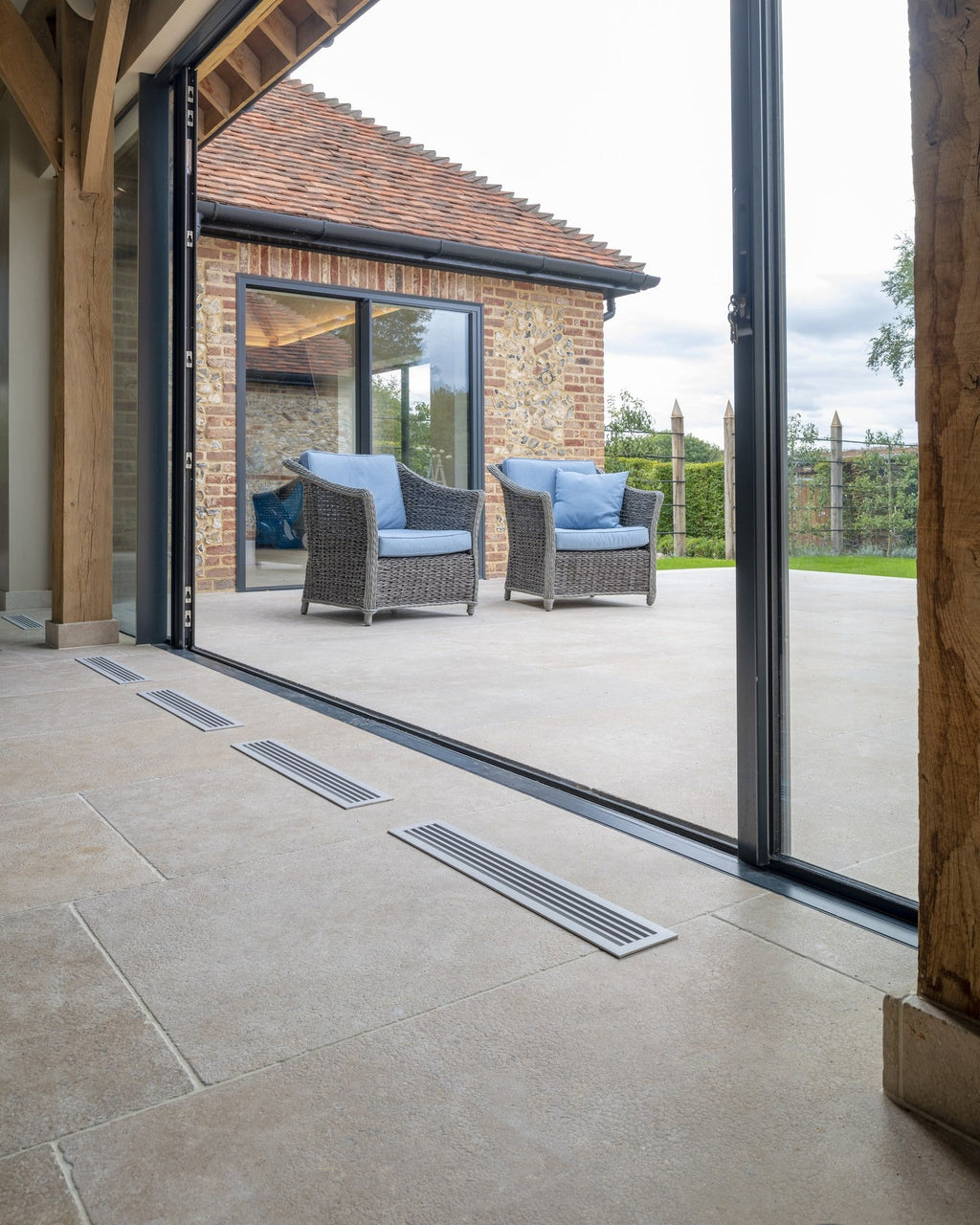 Ca’ Pietra Wychwood Limestone Paving Tumbled & Etched Finish — official gallery image 3