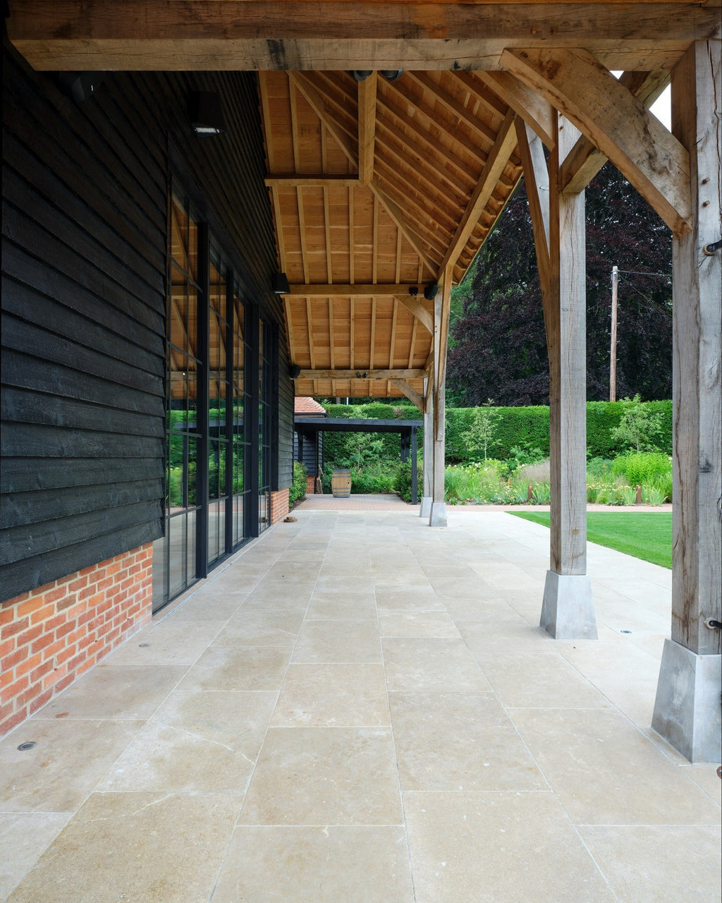 Ca’ Pietra Wychwood Limestone Paving Tumbled & Etched Finish — official gallery image 4