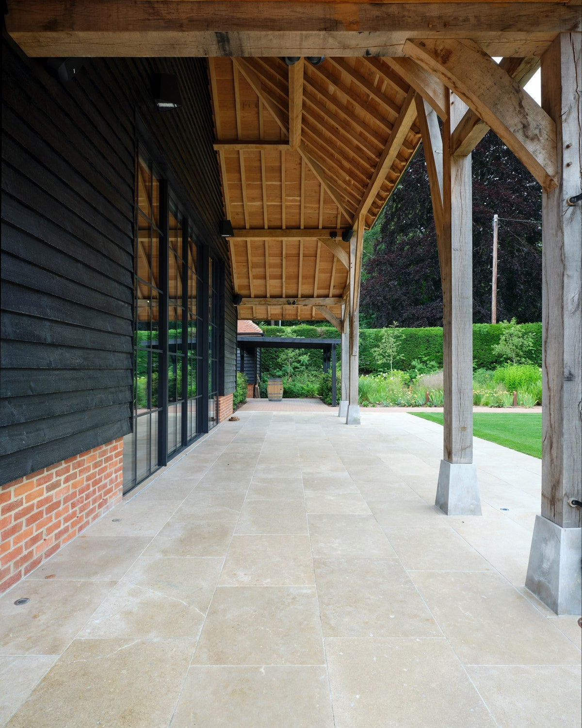 Ca’ Pietra Wychwood Limestone Paving Tumbled & Etched Finish — official gallery image 4