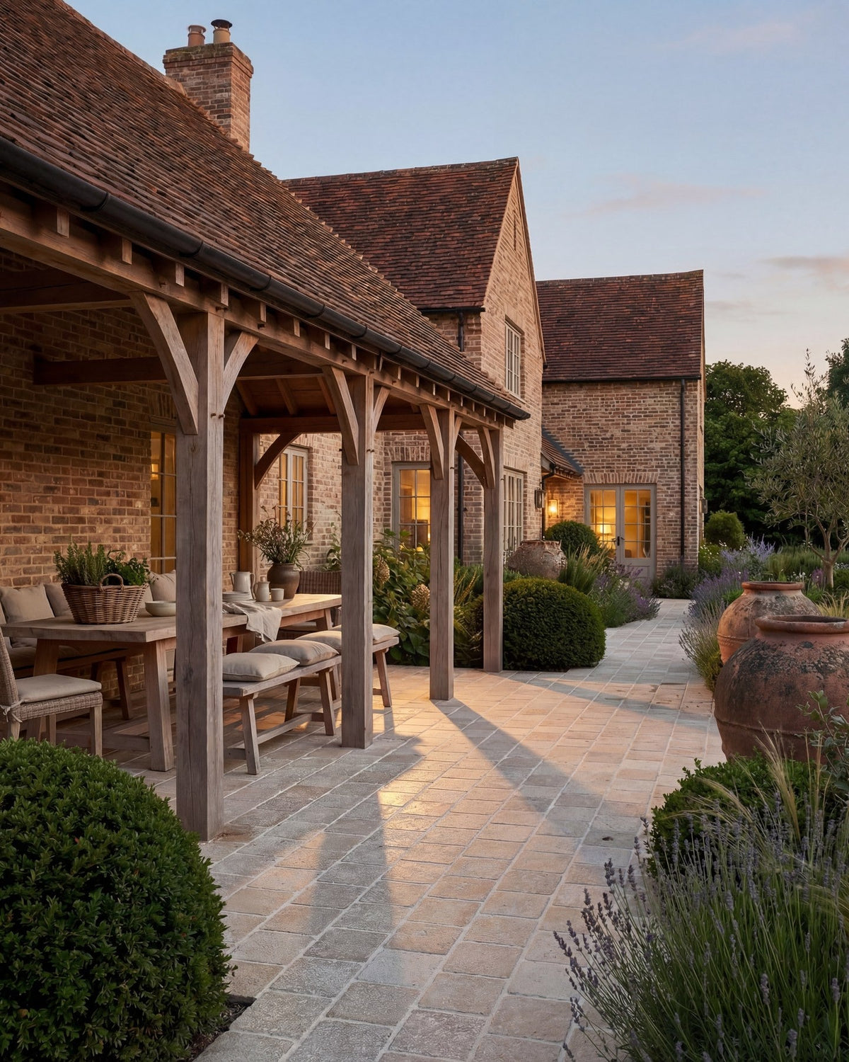 Ca’ Pietra Wychwood Limestone Tumbled & Etched Cobble — official gallery image 2