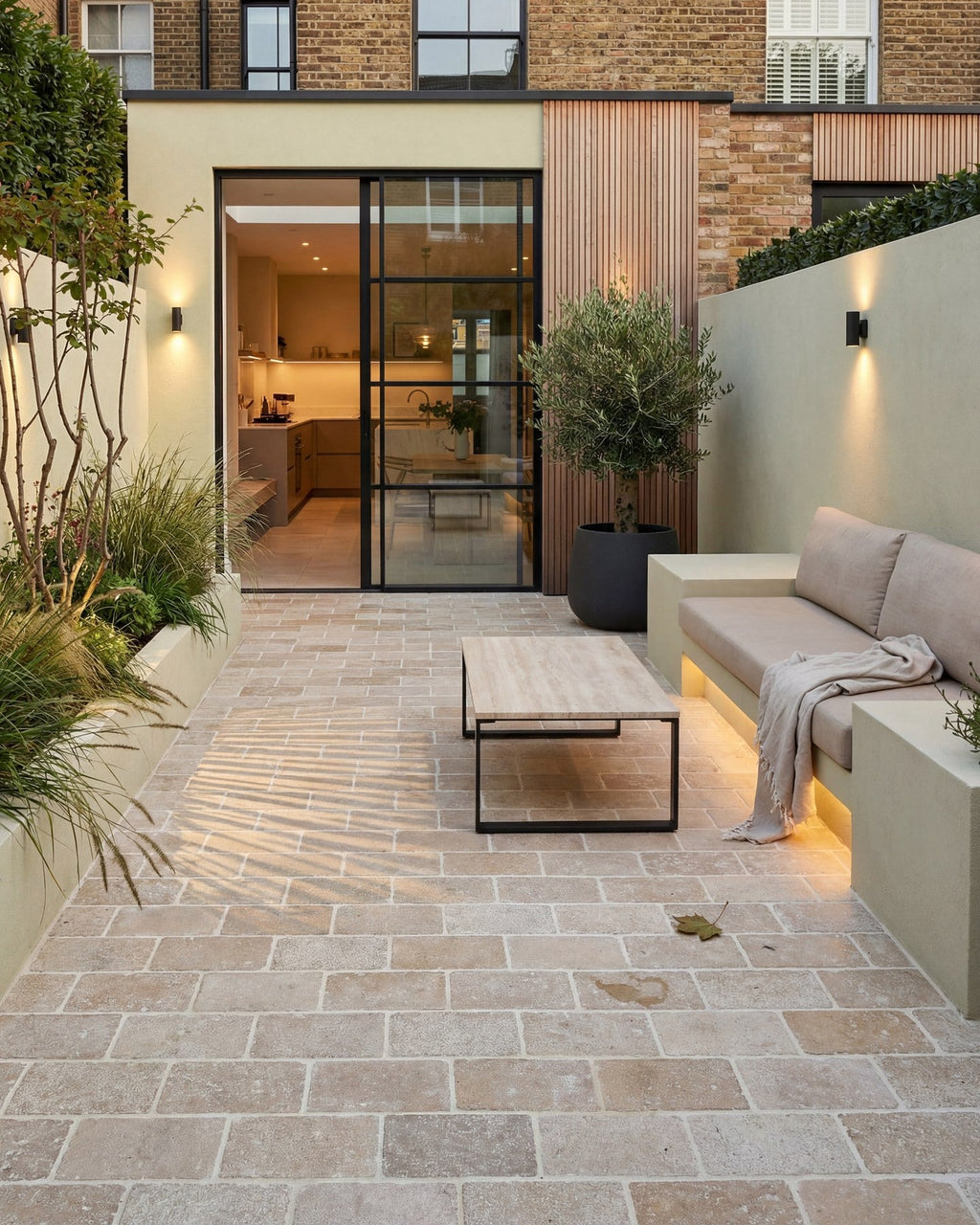 Ca’ Pietra Wychwood Limestone Tumbled & Etched Cobble — official gallery image 4