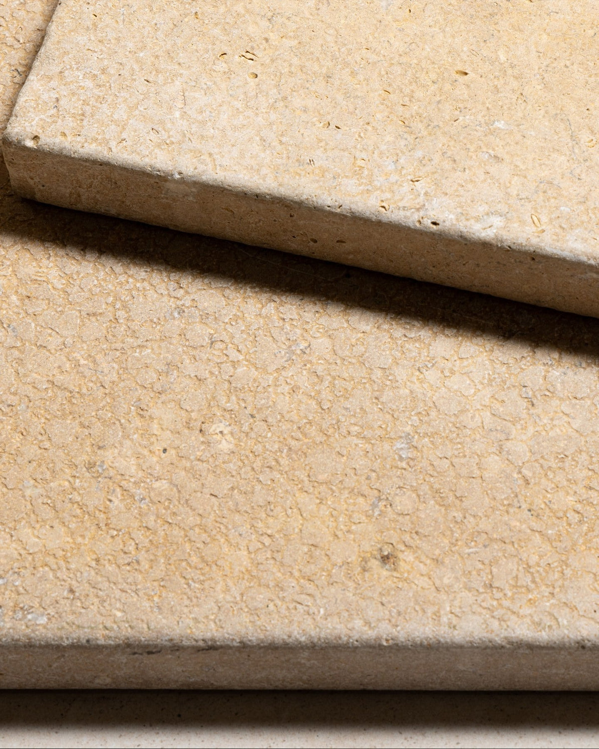Ca’ Pietra Wychwood Limestone Tumbled & Etched Double Pencil Coping — official gallery image 4