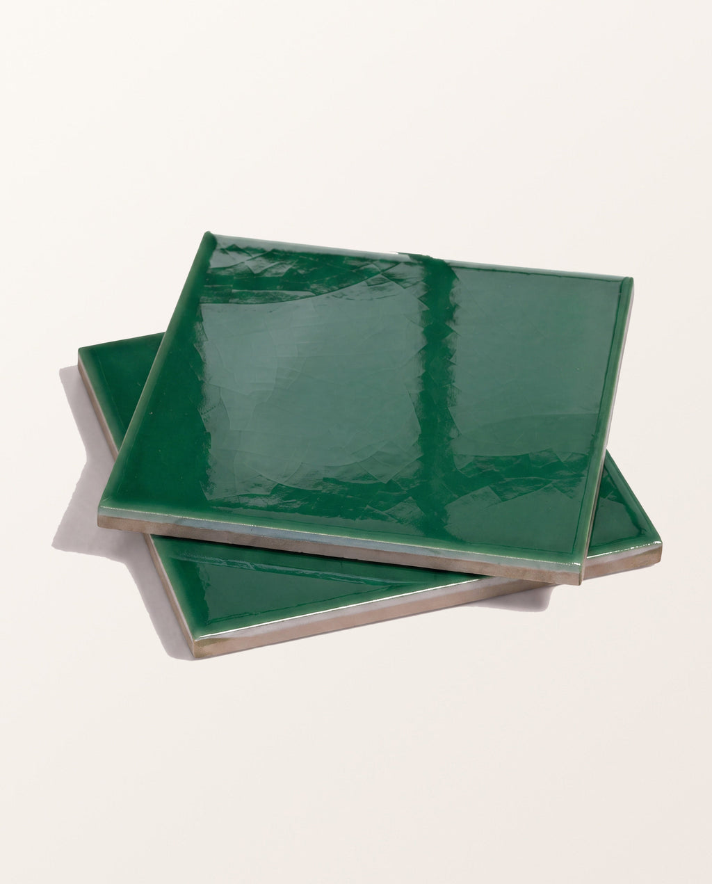Ca’ Pietra Victorian Style™ Wall Ceramic Emerald Green Square Crackle Glaze — official gallery image 7