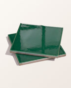 Ca’ Pietra Victorian Style™ Wall Ceramic Emerald Green Square Crackle Glaze — official gallery image 7