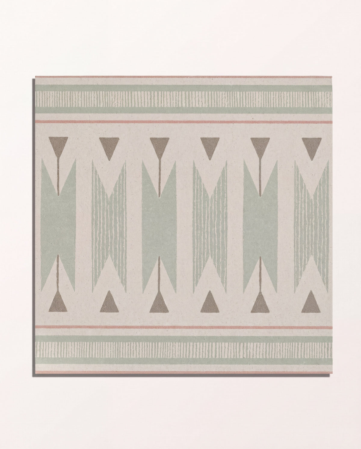 Ca’ Pietra Aventuras Ziggy Border Olive Porcelain — official gallery image 2