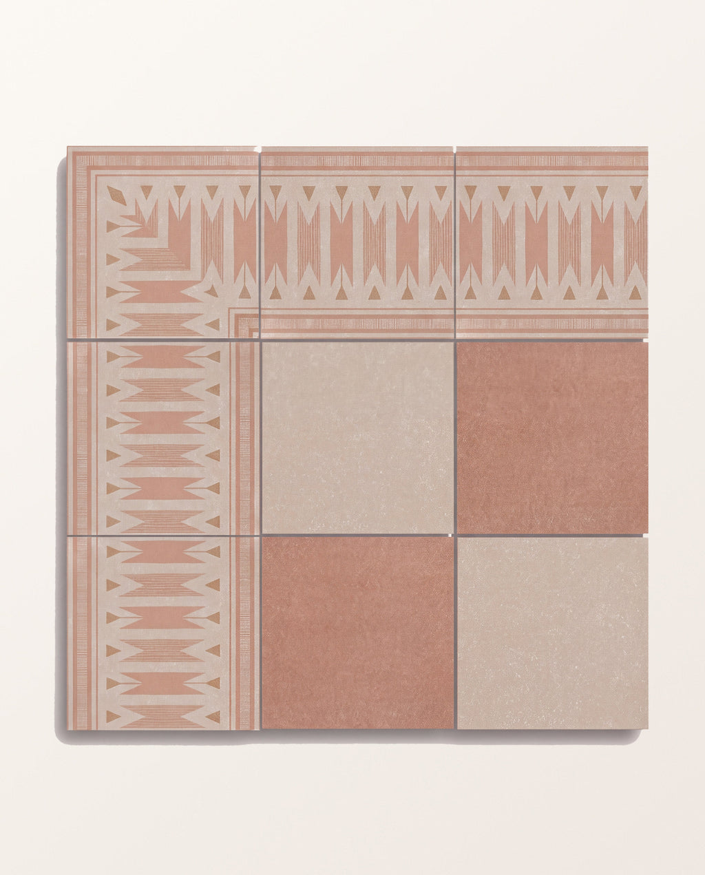Ca’ Pietra Aventuras Ziggy Border Terracotta Porcelain — official gallery image 10