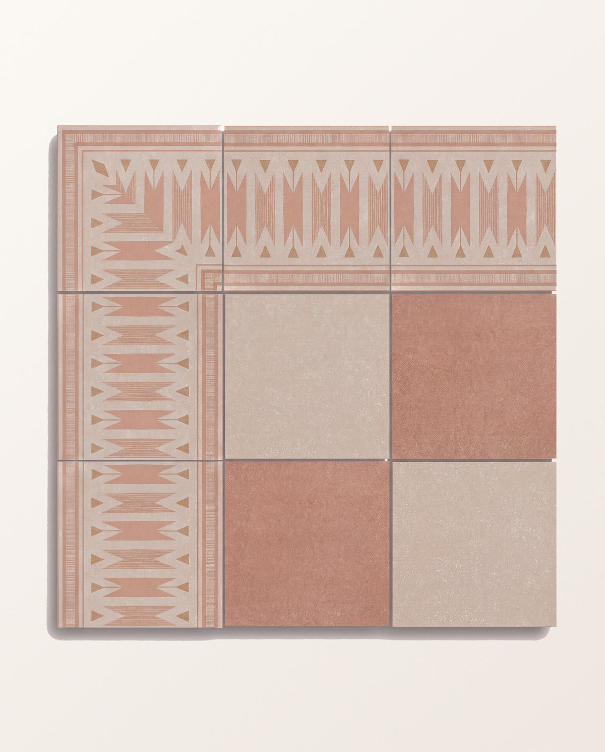Ca’ Pietra Aventuras Ziggy Border Terracotta Porcelain — official gallery image 10