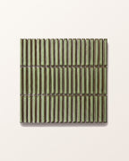 Ca’ Pietra Bamboo Lustre Porcelain Mosaic Avocado — official gallery image 2