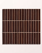 Ca’ Pietra Bamboo Porcelain Mosaic Caramel — official gallery image 2