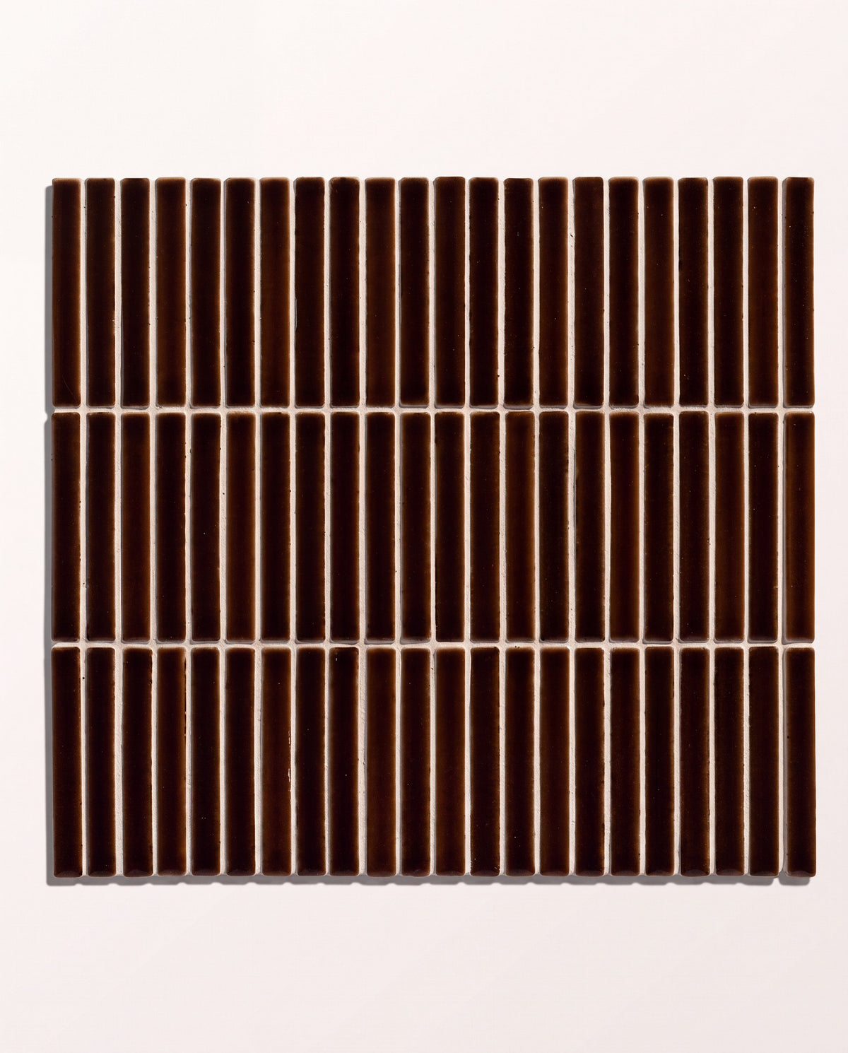 Ca’ Pietra Bamboo Porcelain Mosaic Caramel — official gallery image 2