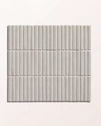 Ca’ Pietra Bamboo Porcelain Mosaic Vintage White — official gallery image 2