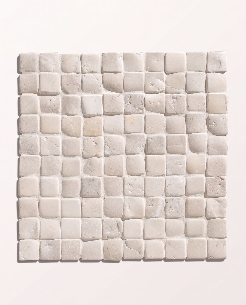 Ca’ Pietra Enso Cobble Mosaic Cube Chalk — official gallery image 2