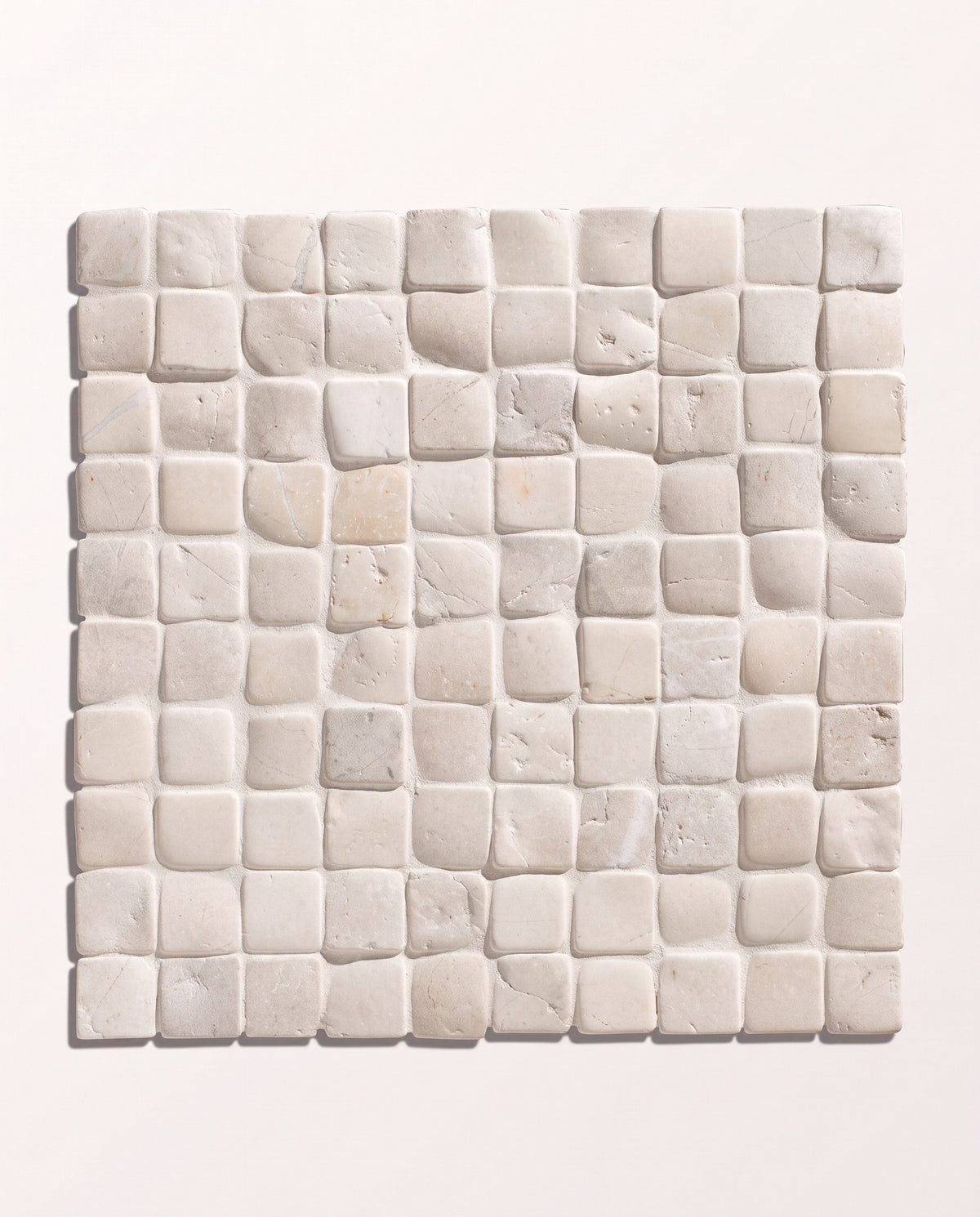 Ca’ Pietra Enso Cobble Mosaic Cube Chalk — official gallery image 2