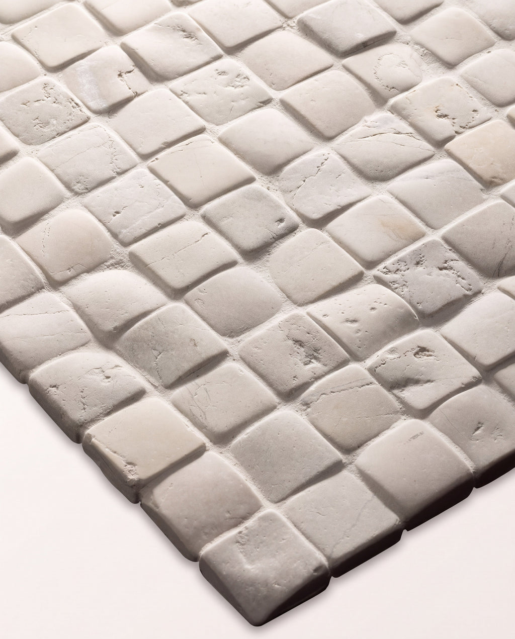 Ca’ Pietra Enso Cobble Mosaic Cube Chalk — official gallery image 6