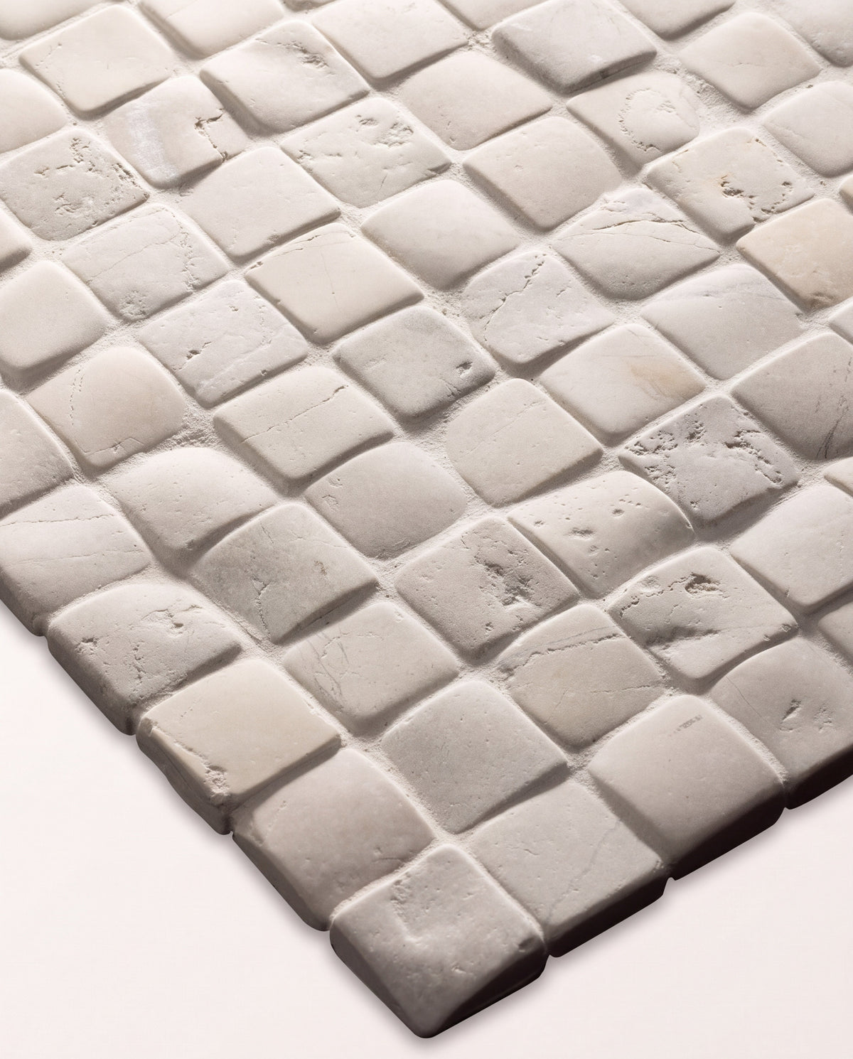 Ca’ Pietra Enso Cobble Mosaic Cube Chalk — official gallery image 6