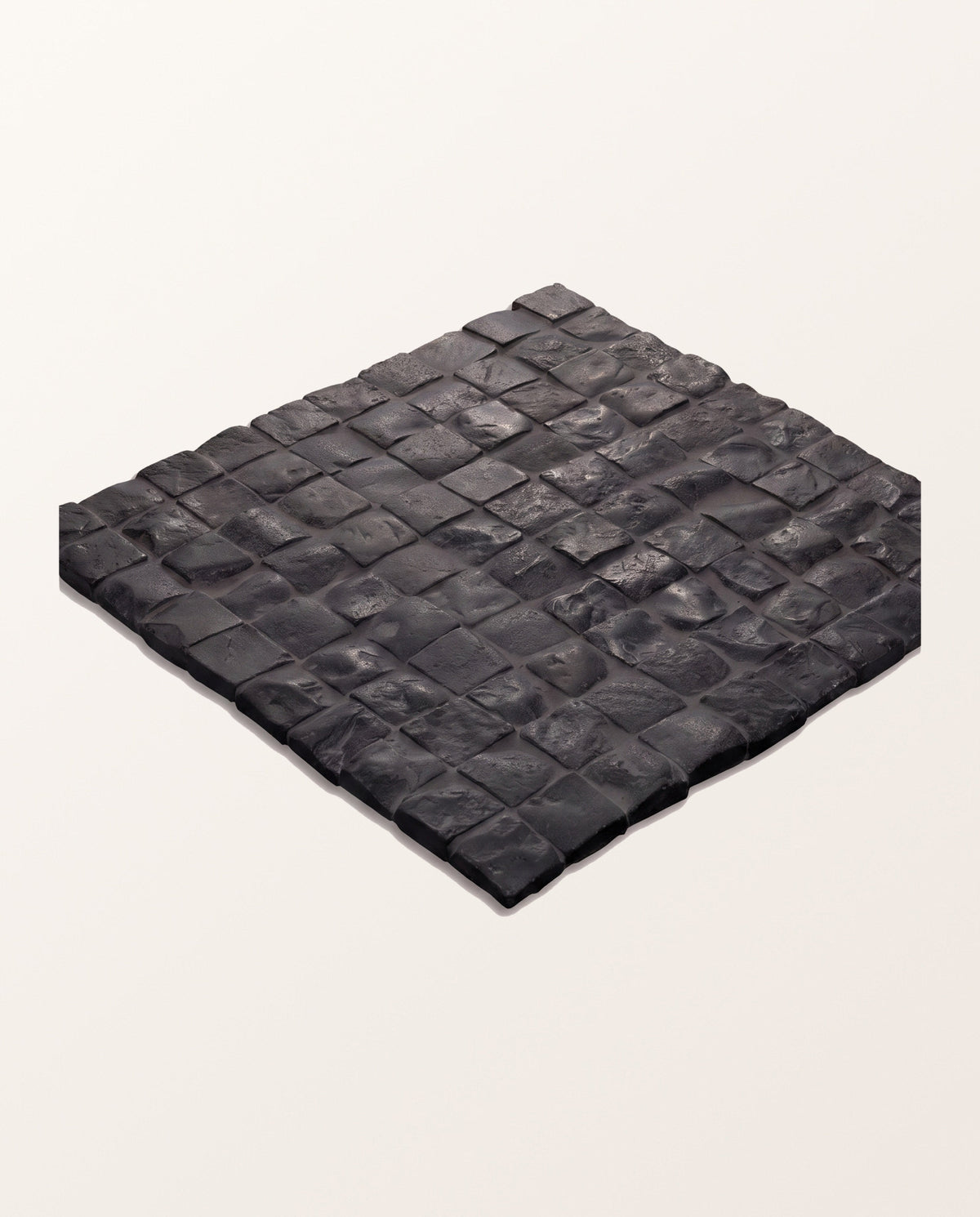 Ca’ Pietra Enso Cobble Mosaic Cube Charcoal — official gallery image 6