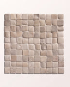 Ca’ Pietra Enso Cobble Mosaic Cube Sand — official gallery image 2