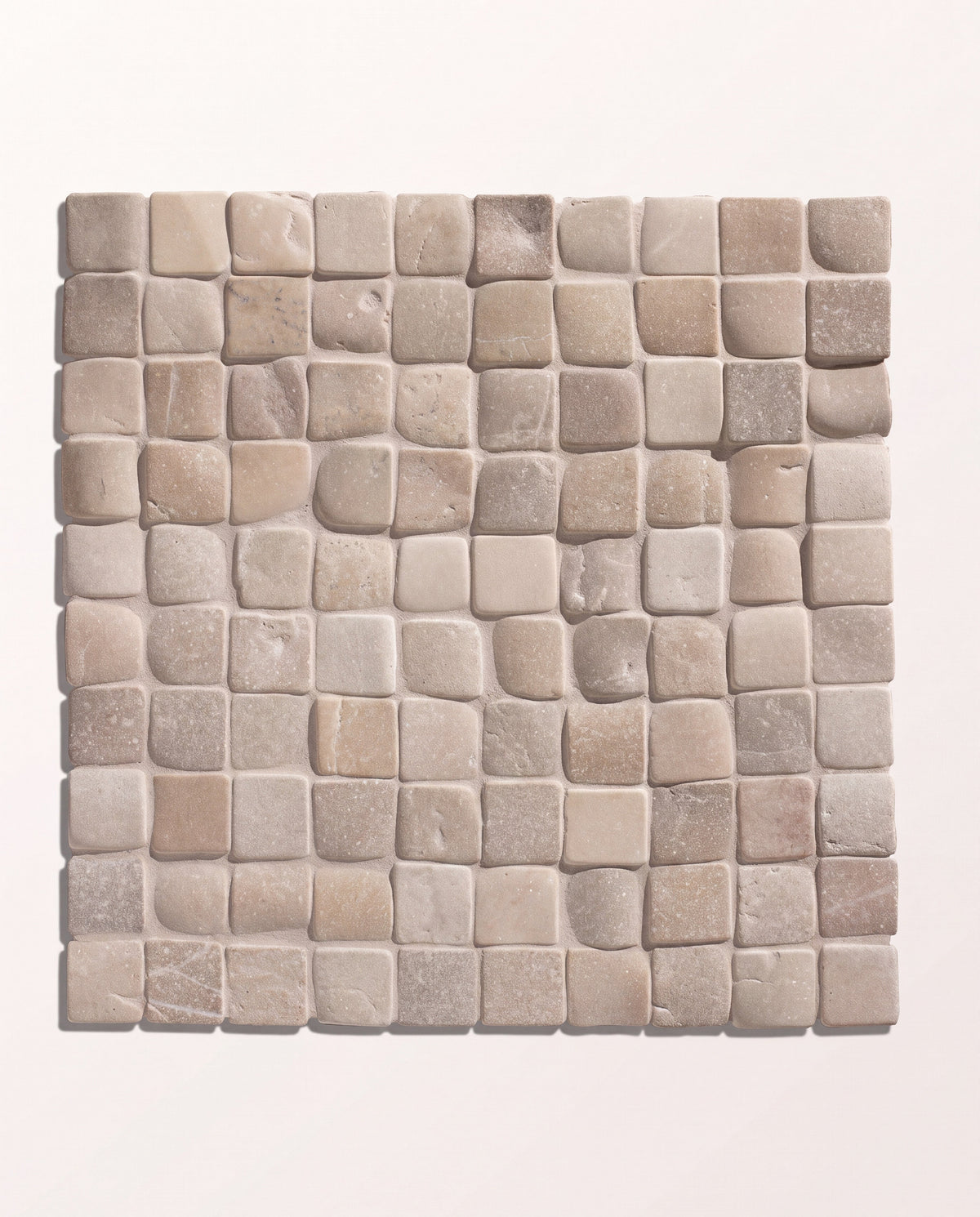 Ca’ Pietra Enso Cobble Mosaic Cube Sand — official gallery image 2