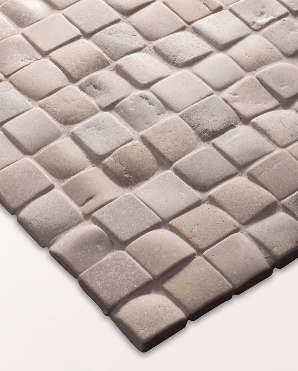 Ca’ Pietra Enso Cobble Mosaic Cube Sand — official gallery image 6