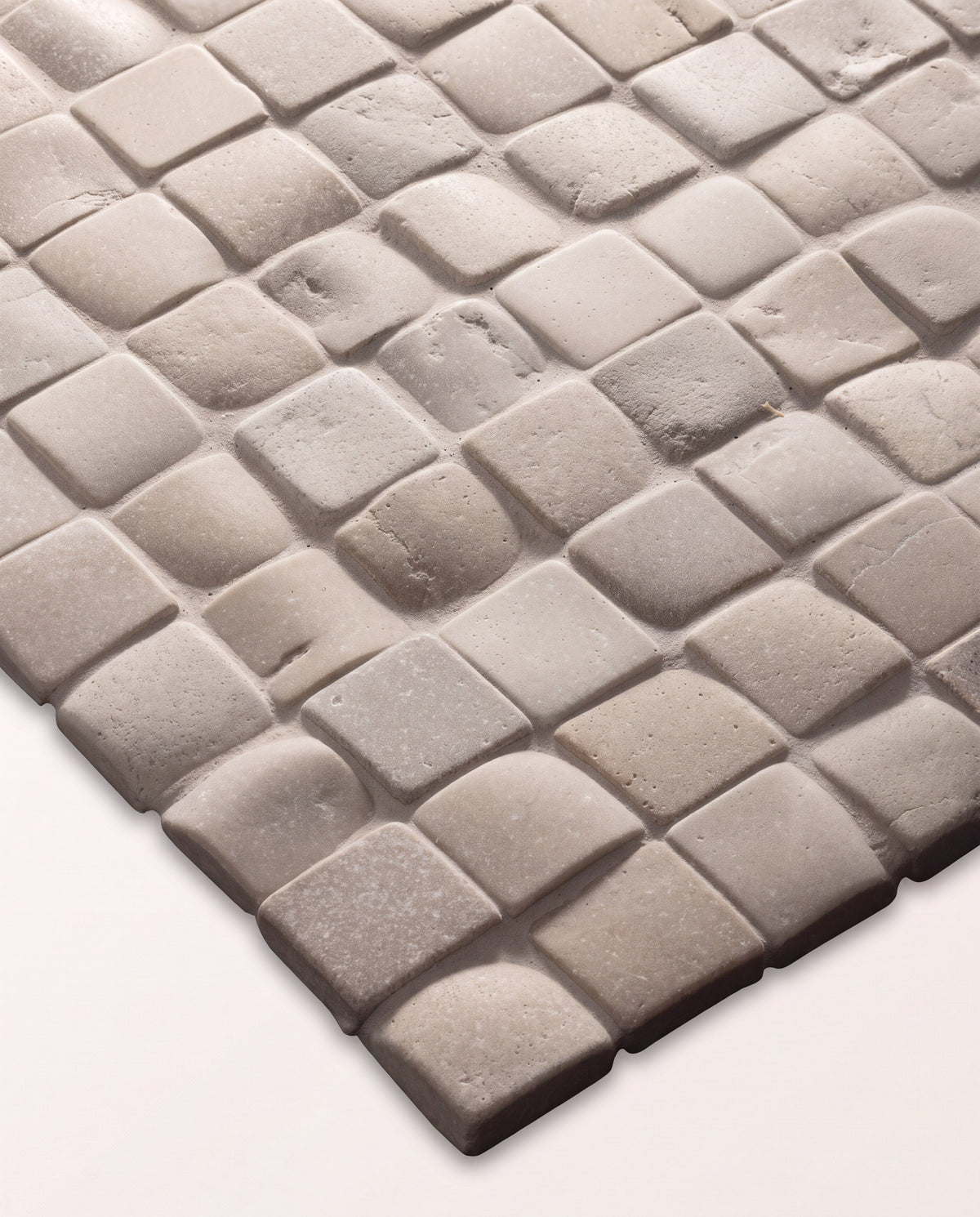 Ca’ Pietra Enso Cobble Mosaic Cube Sand — official gallery image 6