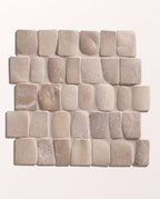Ca’ Pietra Enso Cobble Mosaic Strip Sand — official gallery image 2