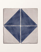 Ca’ Pietra STUDIO Jamboree Handpainted Ceramic Denim Tri — official gallery image 1