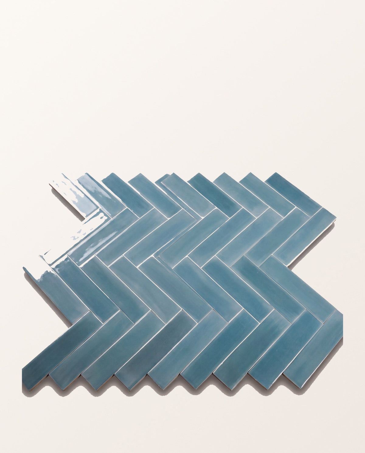 Ca’ Pietra Medina Brick Porcelain Aqua — official gallery image 4